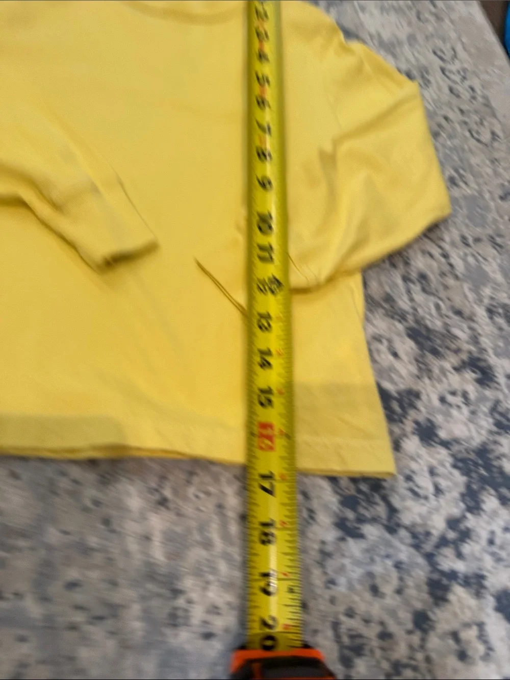 Ralph Lauren Bright Yellow Long-Sleeve Kids Tee with Navy Pony